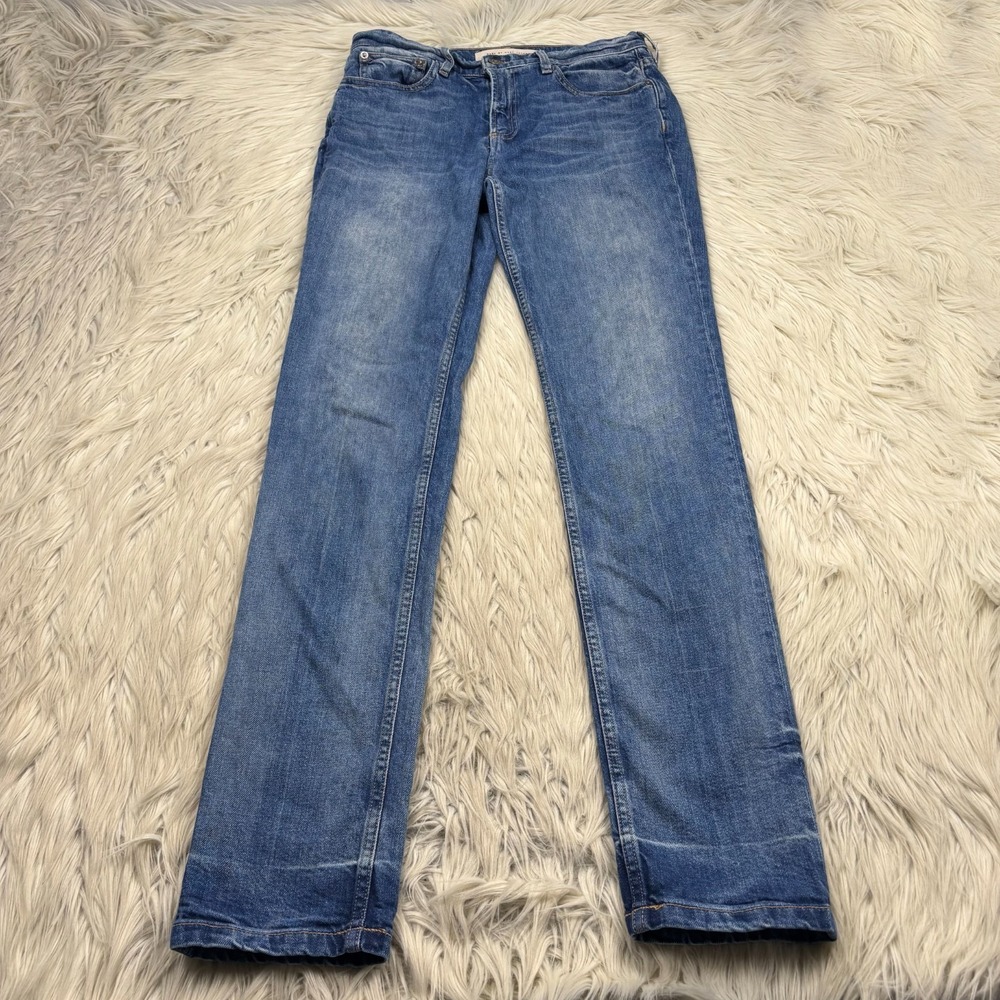 Marc by Marc Jacobs Women's 27 Medium Wash Drainpipe Slim Straight Leg Me Down
